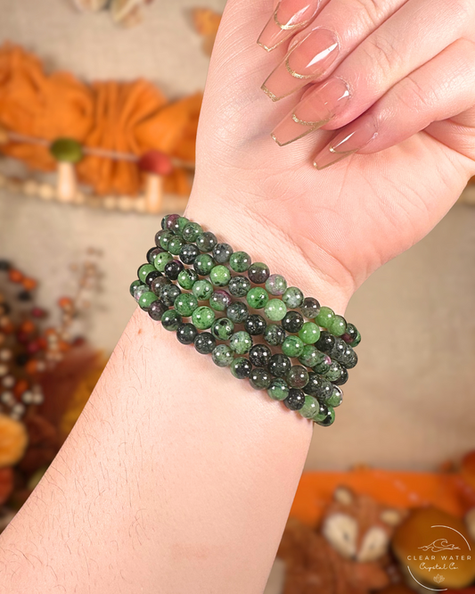 Ruby Zoisite Bracelet
