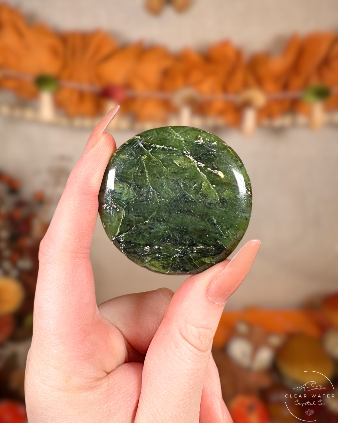 Evergreen: Nephrite Jade Flatstone