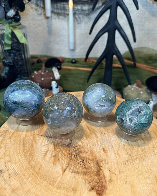 Moss Agate Sphere