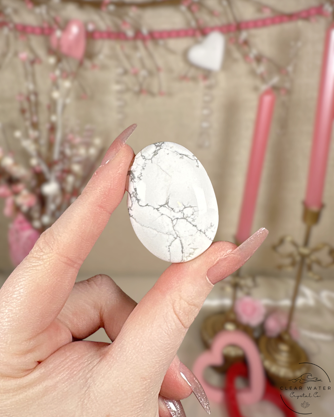 Howlite Worry Stones