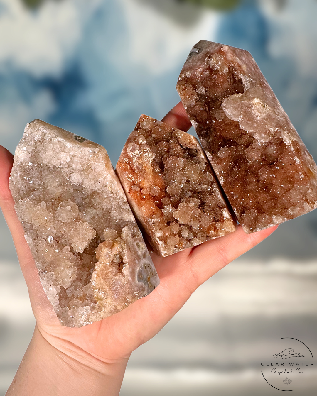 Brazilian Pink Amethyst Towers