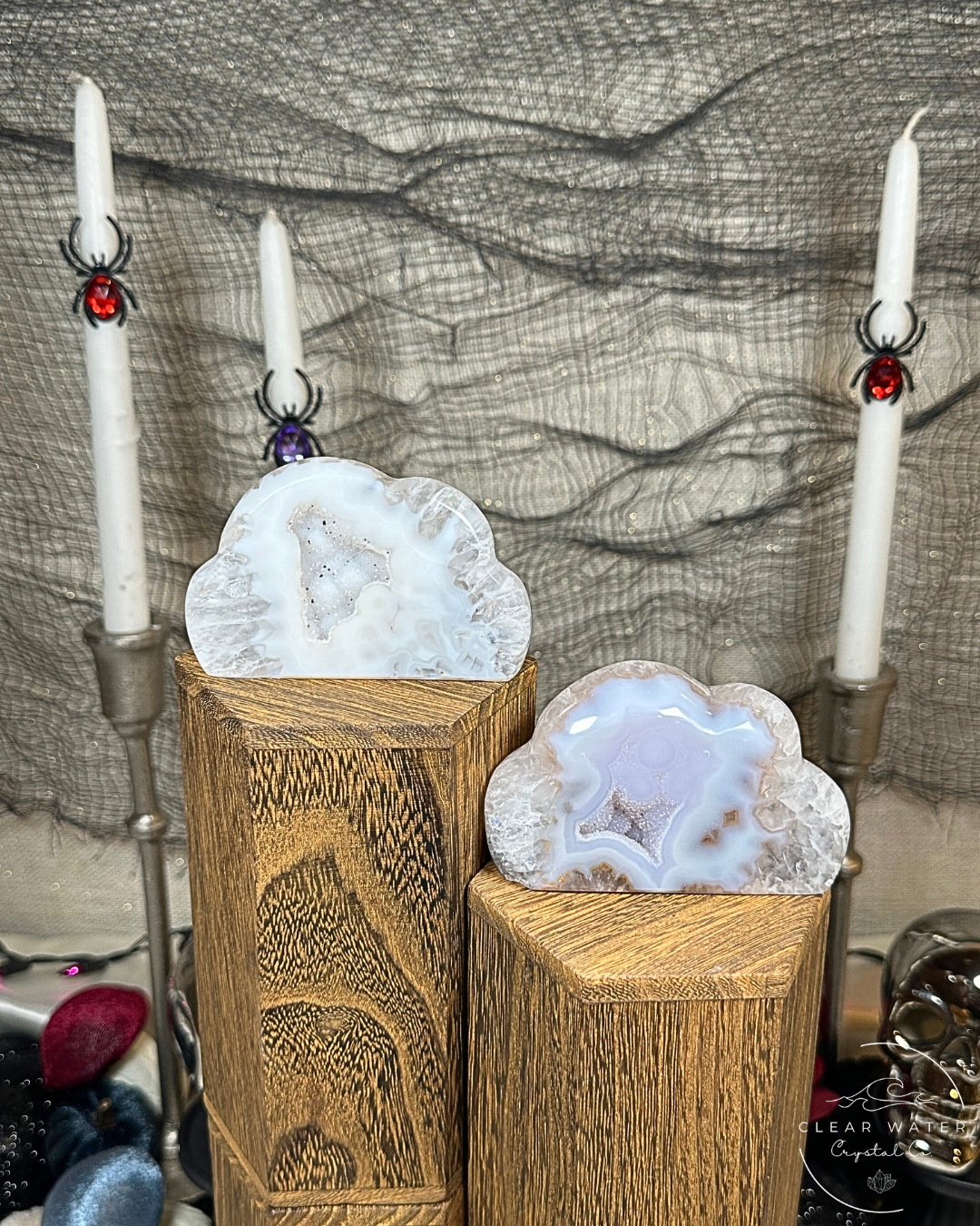 Brazilian Druzy Agate Clouds