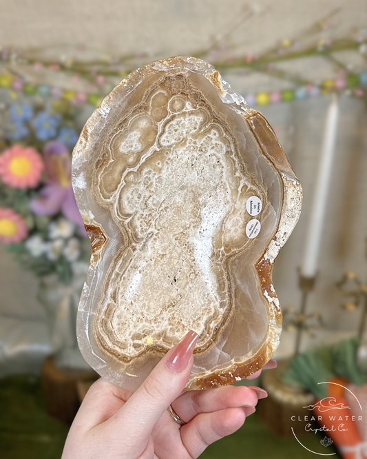 Large Amber Onyx Bowl –Mexico