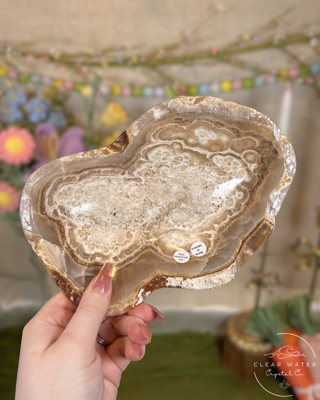 Large Amber Onyx Bowl –Mexico