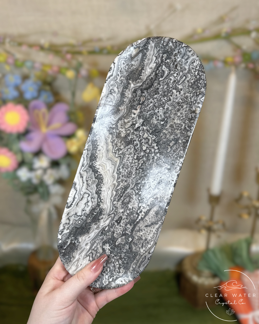 Large Zebra Calcite Tray –Mexico