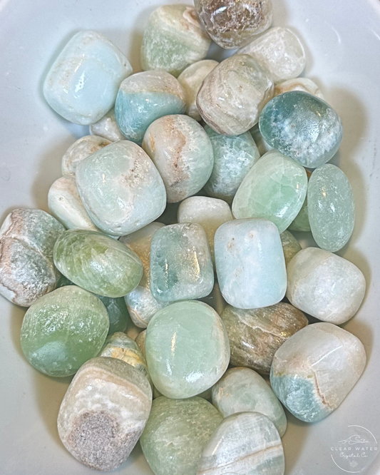 Pistachio Calcite Tumble