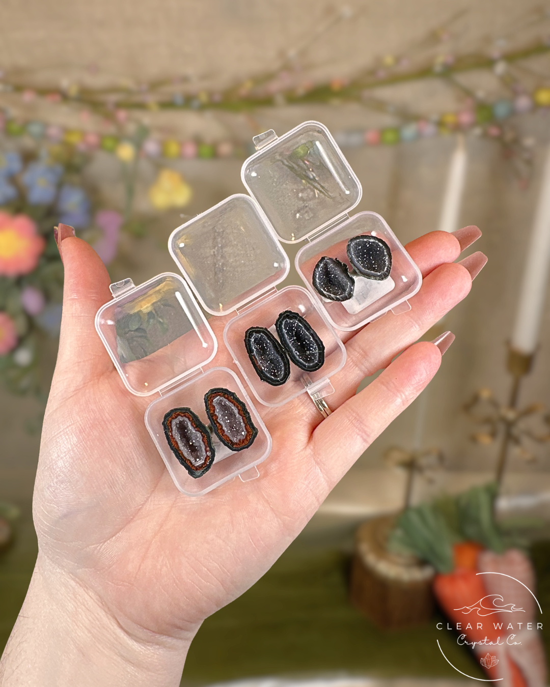 Tabasco Agate Geode Pairs – Mexico