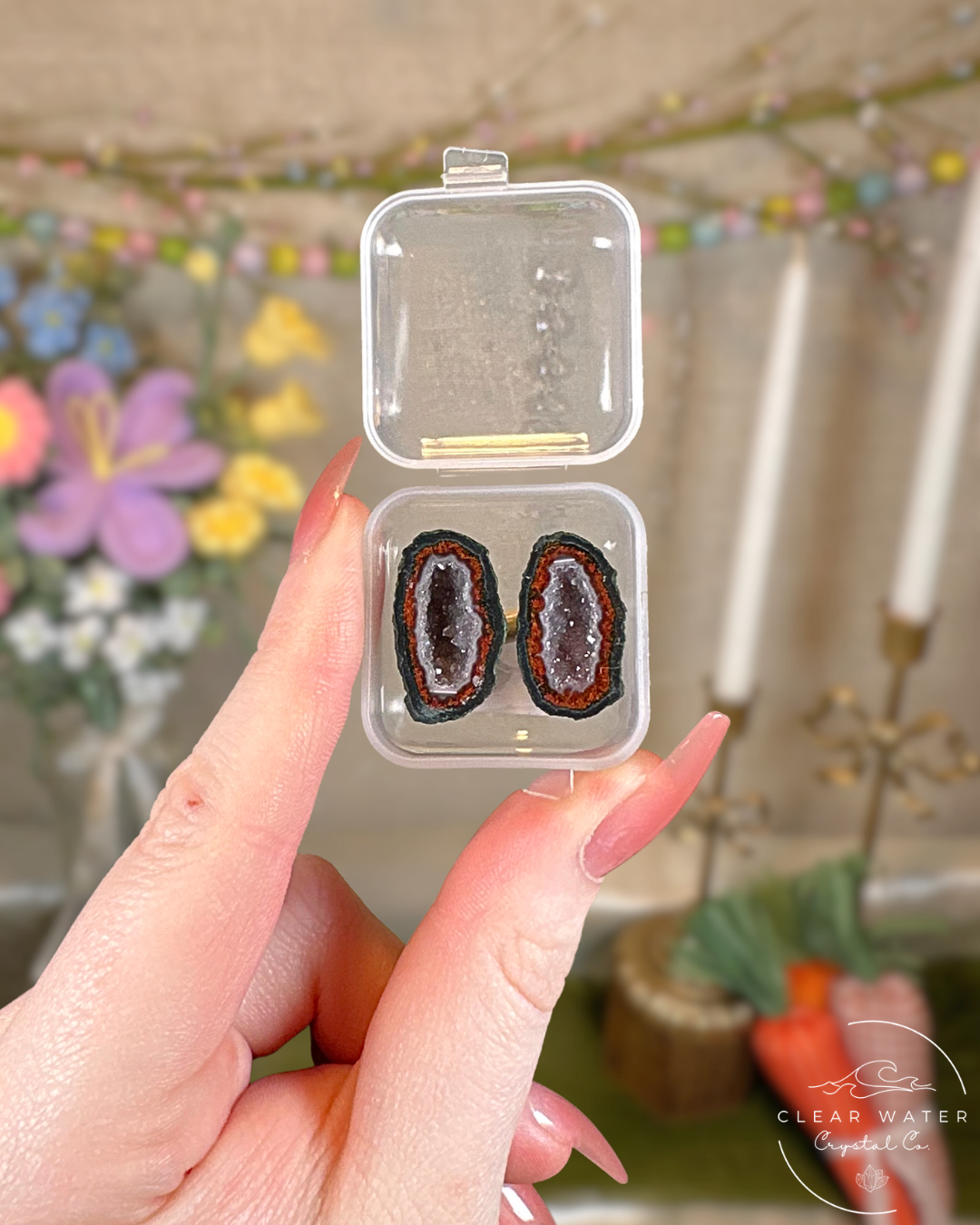 Tabasco Agate Geode Pairs – Mexico