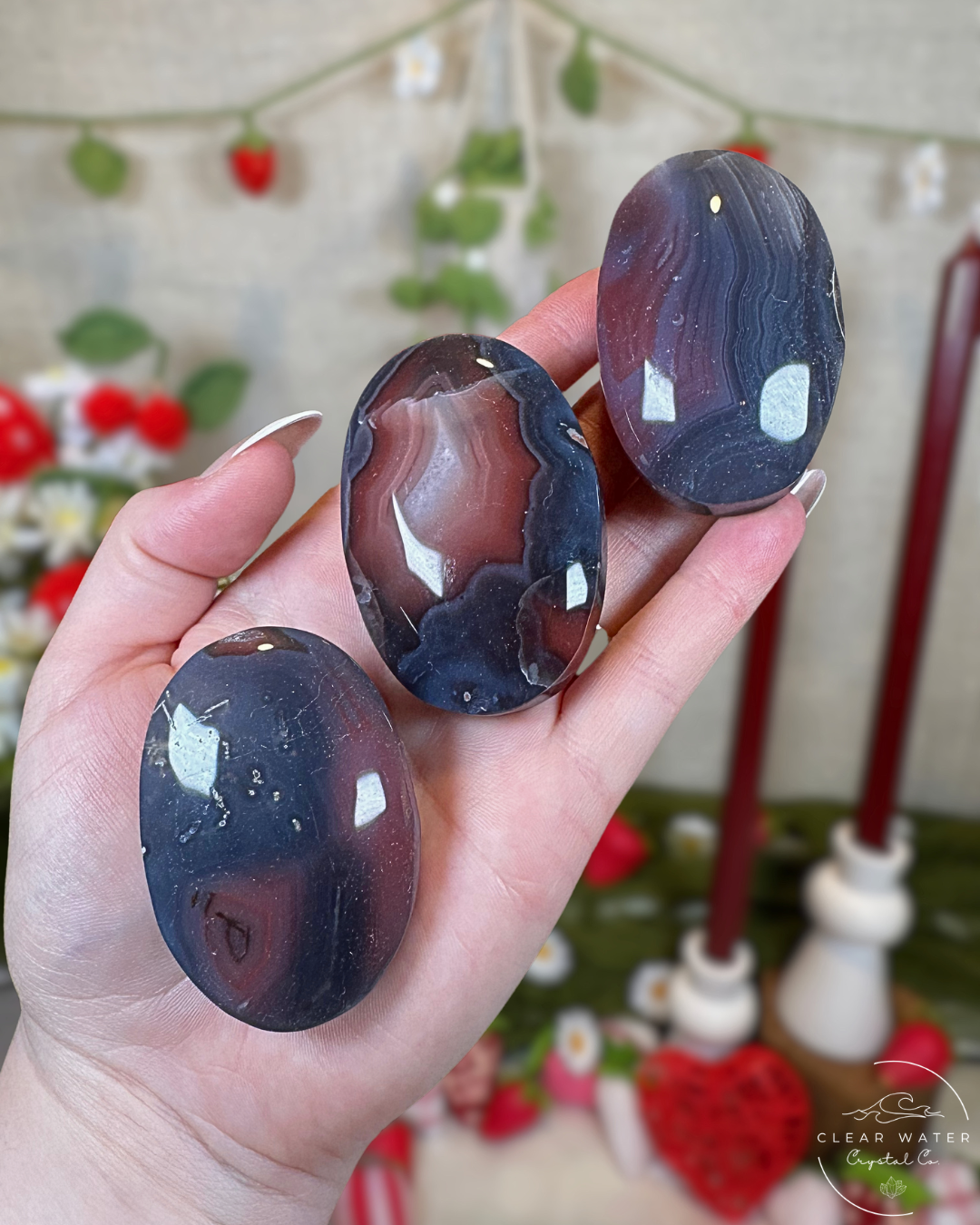 Swazi Agate Palmstone- Mozambique