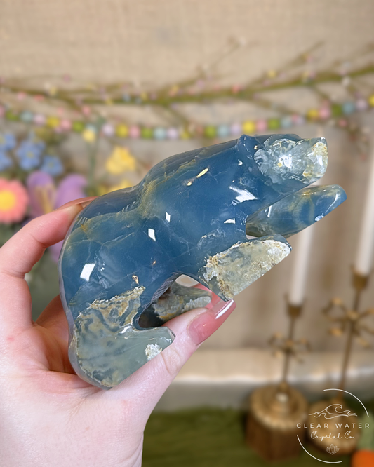 Large Blue Onyx Bear – Argentina (Royal Azure)