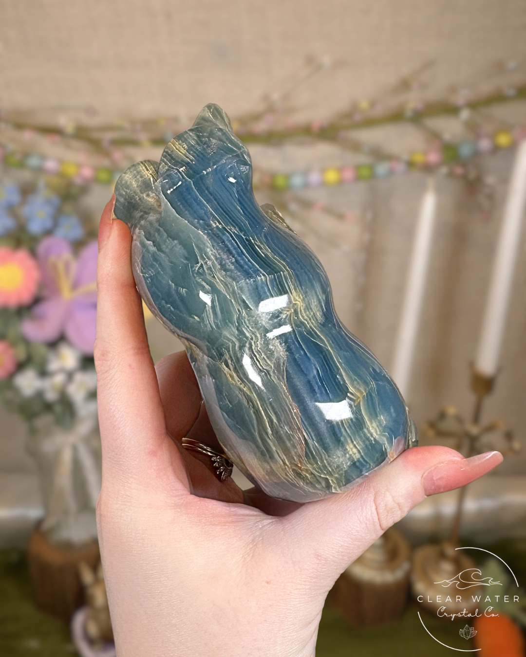 Large Blue Onyx Bear – Argentina (Royal Azure)