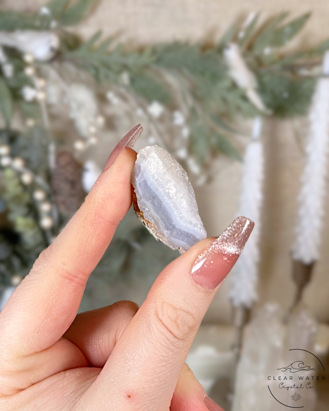 Raw Blue Chalcedony Chunks – Namibia