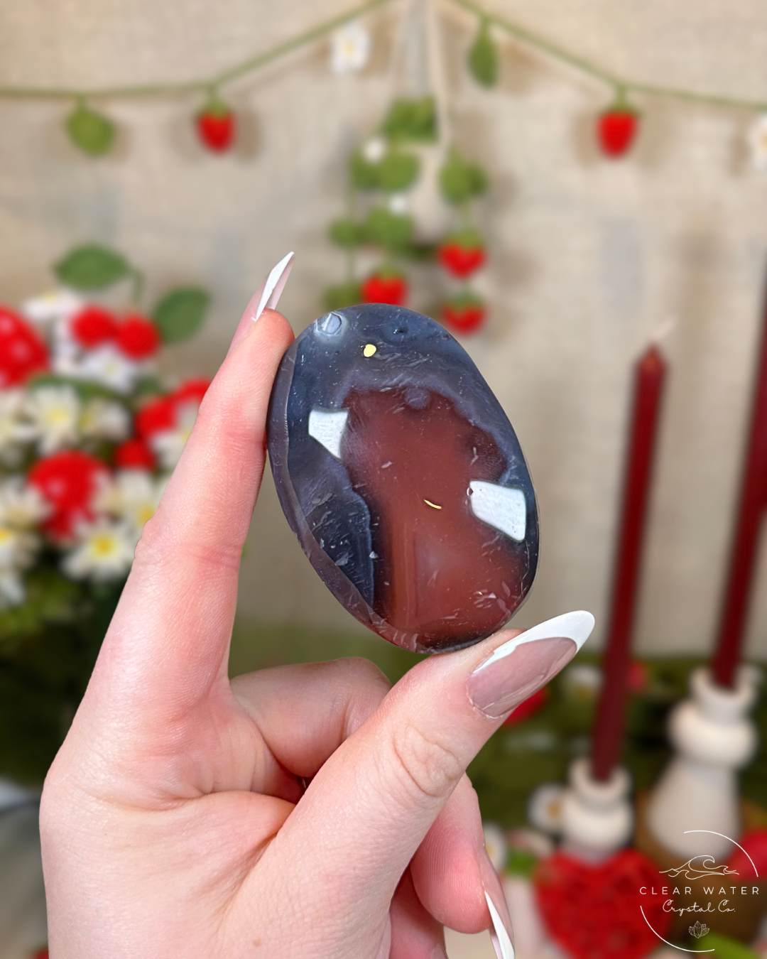 Swazi Agate Palmstone- Mozambique