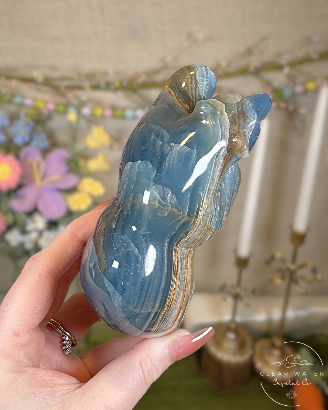 Large Blue Onyx Bear – Argentina (Cerulean Guardian)