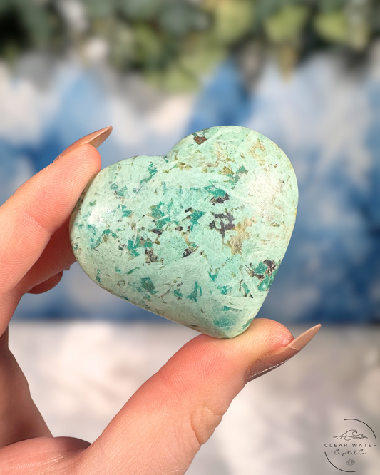 Peruvian Turquoise Hearts: Andean Serenity