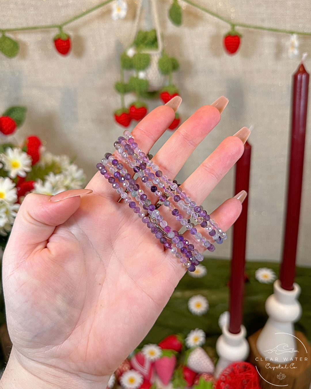 Faceted Fluorite Bracelet