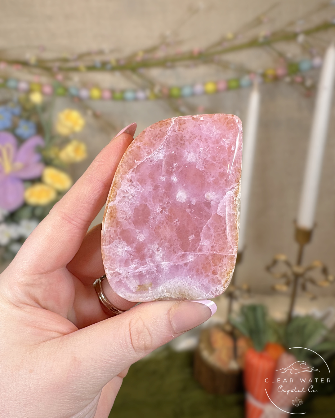 Pink Aragonite Freeforms – Pakistan