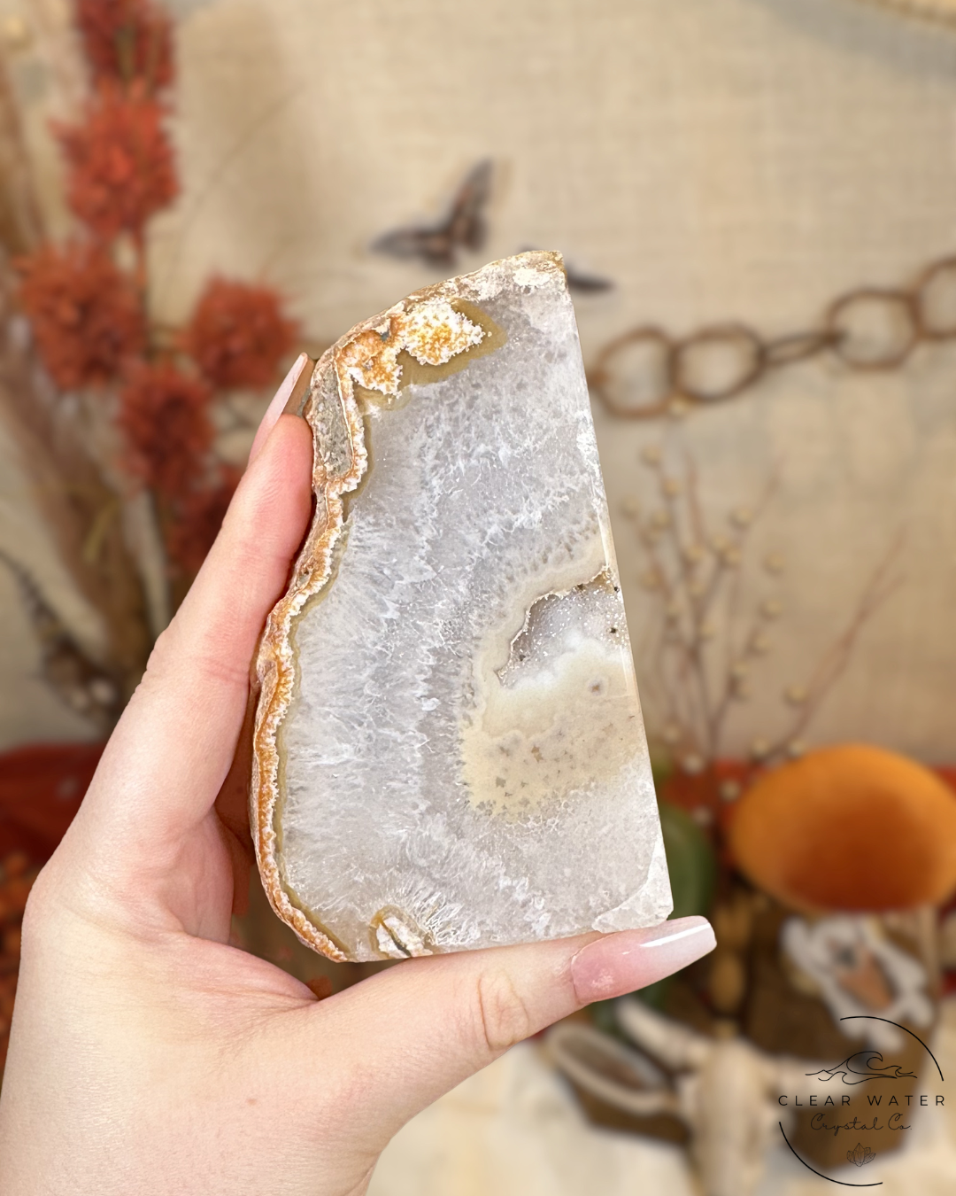Druzy Agate and Quartz Bookends- Brazil