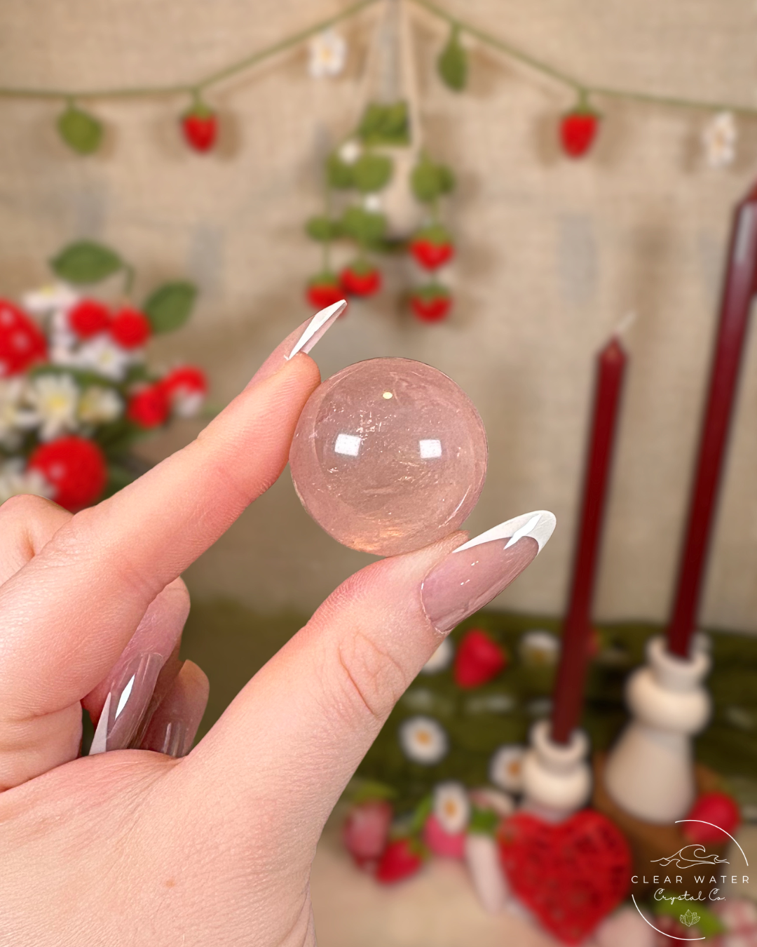 Rose Quartz Mini Sphere
