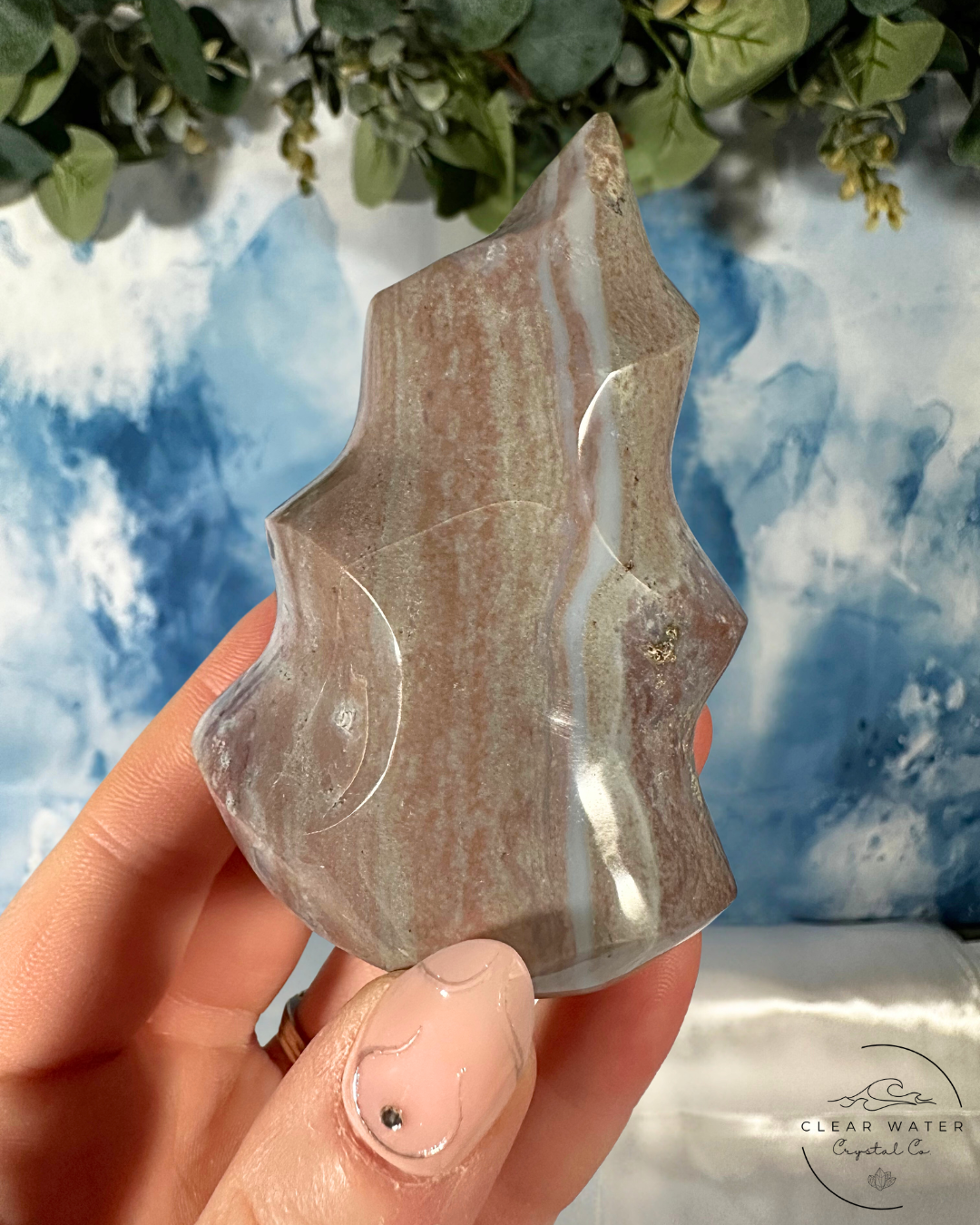 Madagascar Sea Jasper Flames: Dancing Waves of Tranquility
