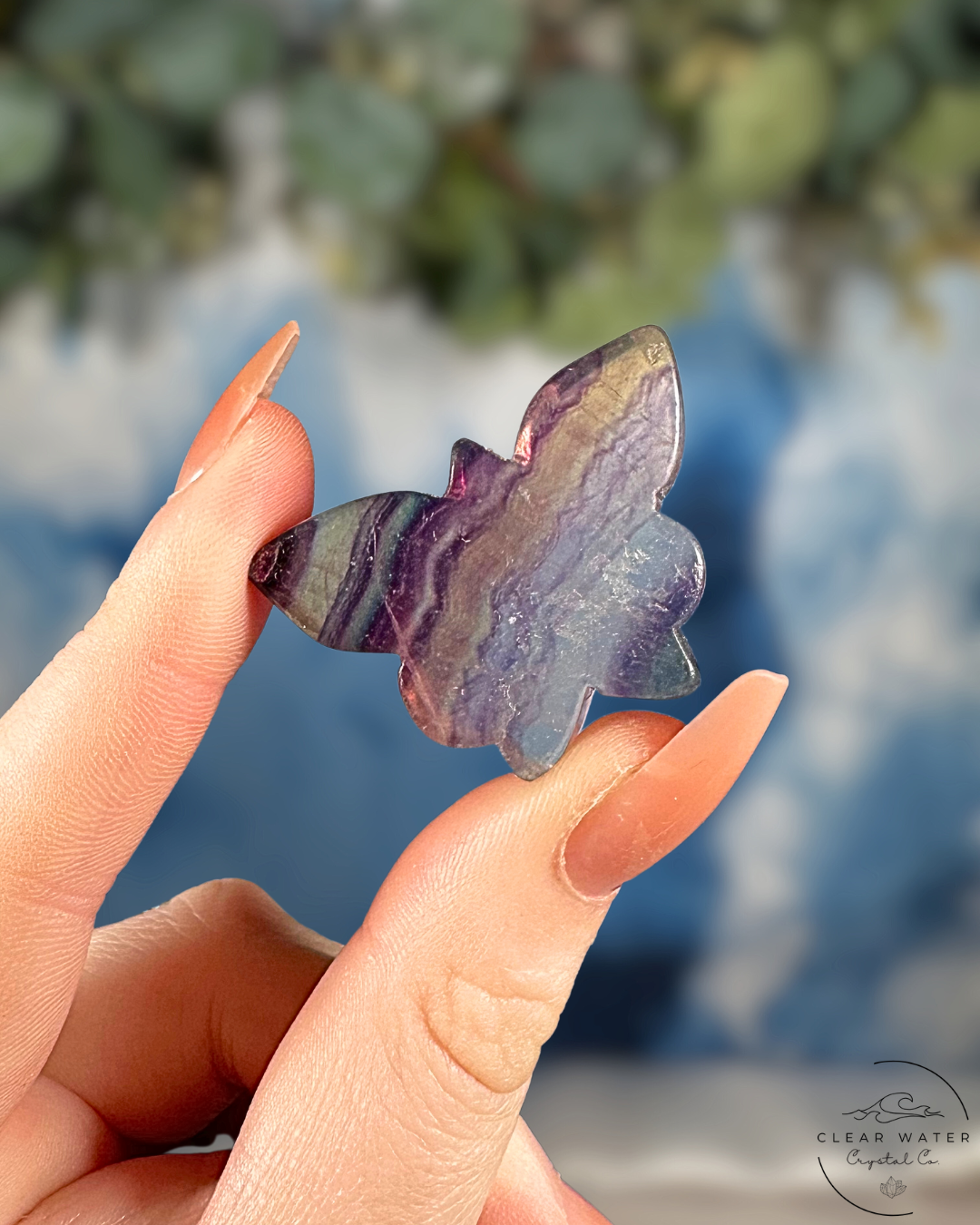 Rainbow Fluorite Butterflies