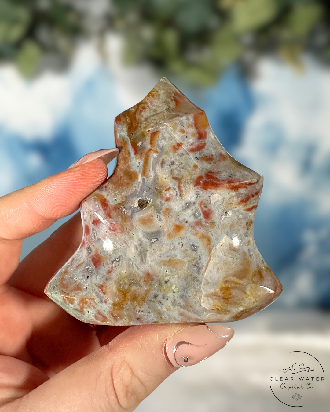 Madagascar Sea Jasper Flames: Dancing Waves of Tranquility