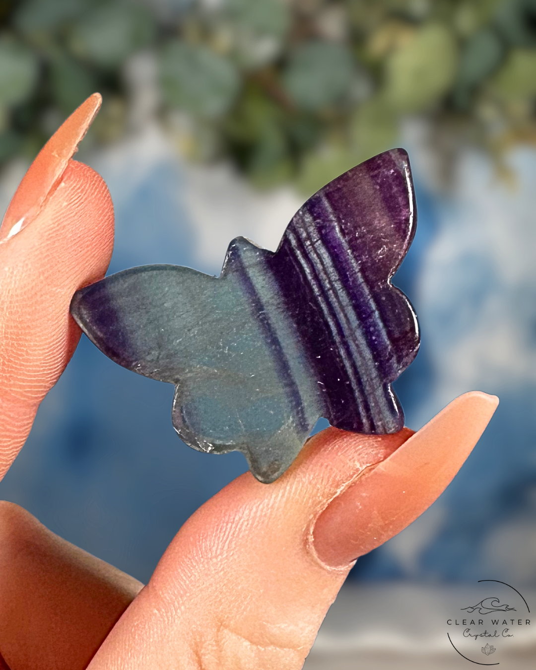 Rainbow Fluorite Butterflies