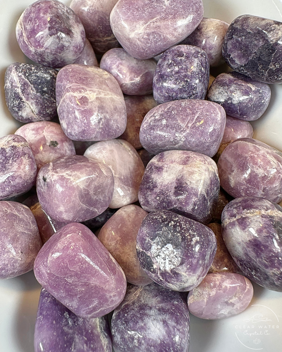 Lepidolite Tumble Stones