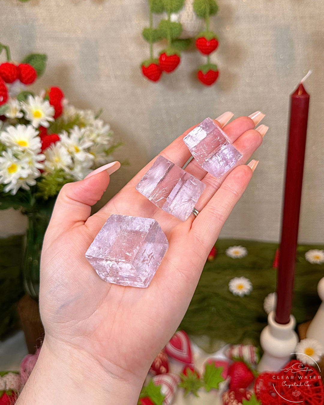 Purple Calcite Cubes | Madagascar