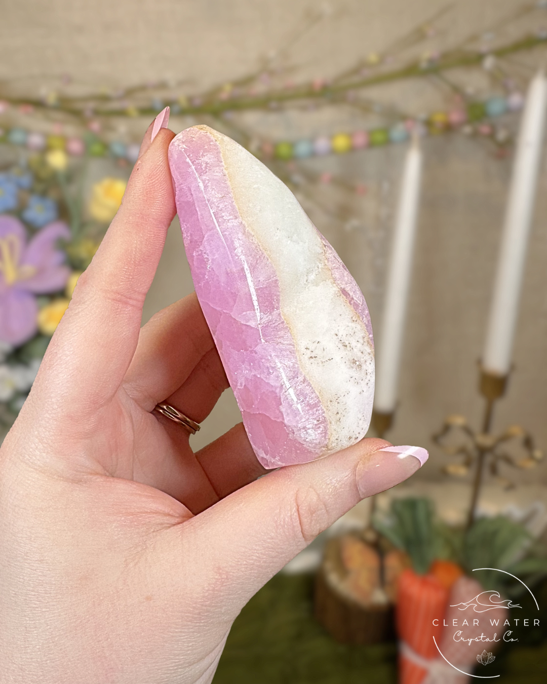 Pink Aragonite Freeforms – Pakistan