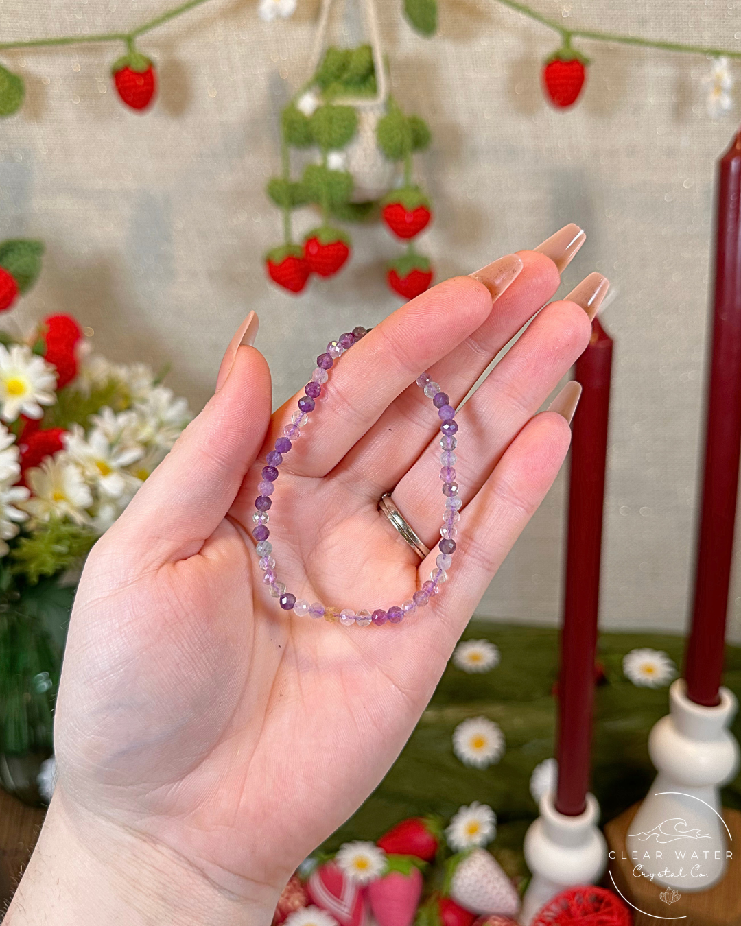 Faceted Fluorite Bracelet