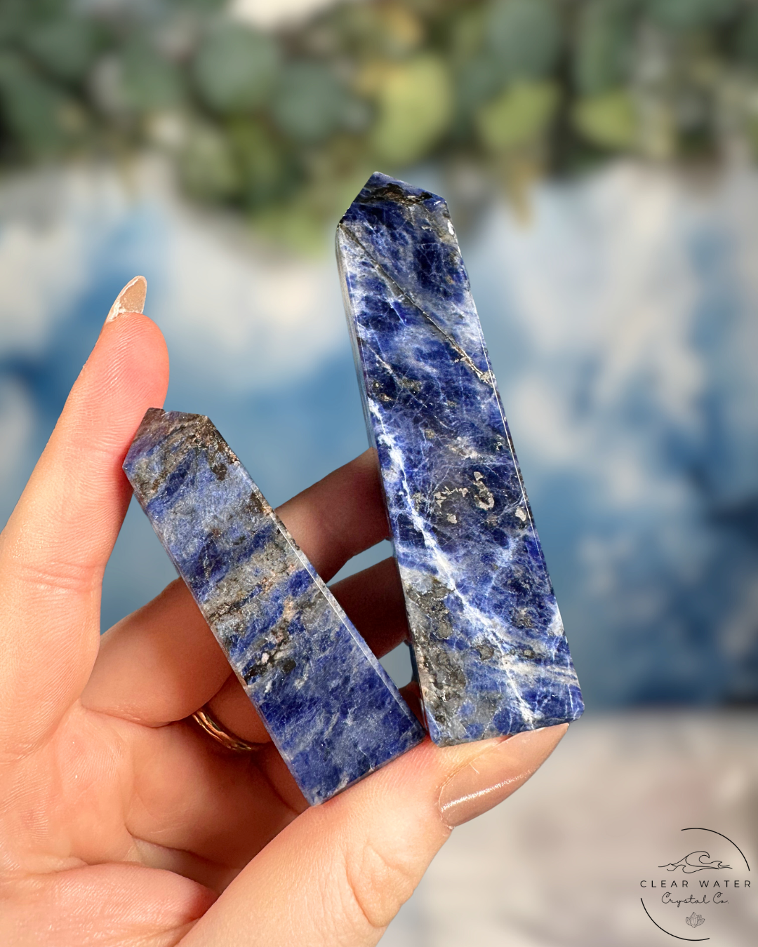 Sodalite Obelisk - Intuition, Clarity & Calm Communication