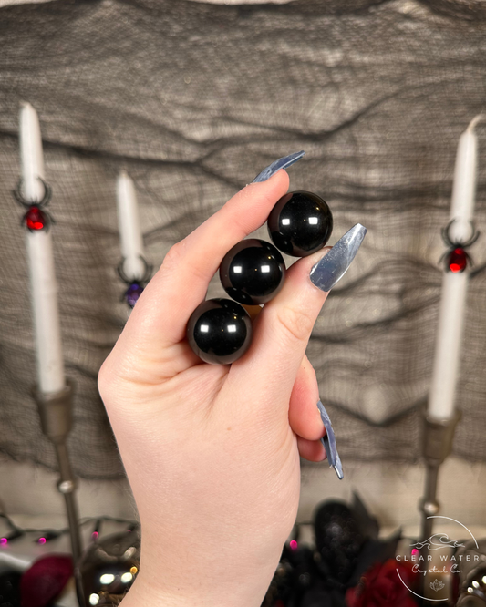 Mini Obsidian Spheres