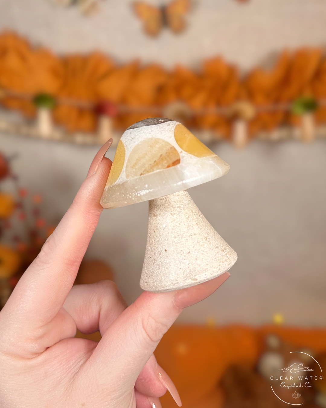 Mexican Calcite Mushrooms- Autumn Sprouts