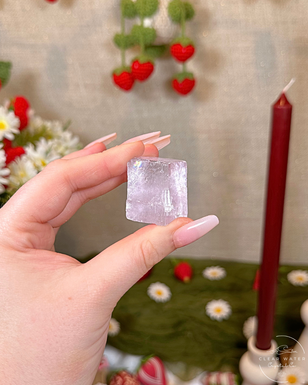 Purple Calcite Cubes | Madagascar