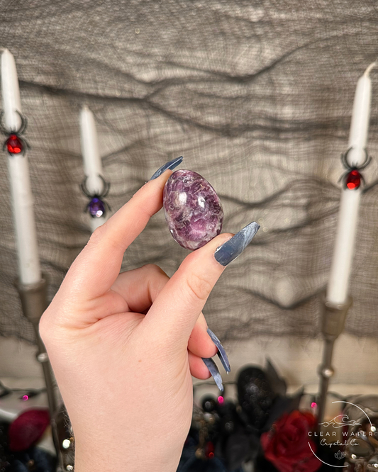 Lepidolite with Mica Tumbles