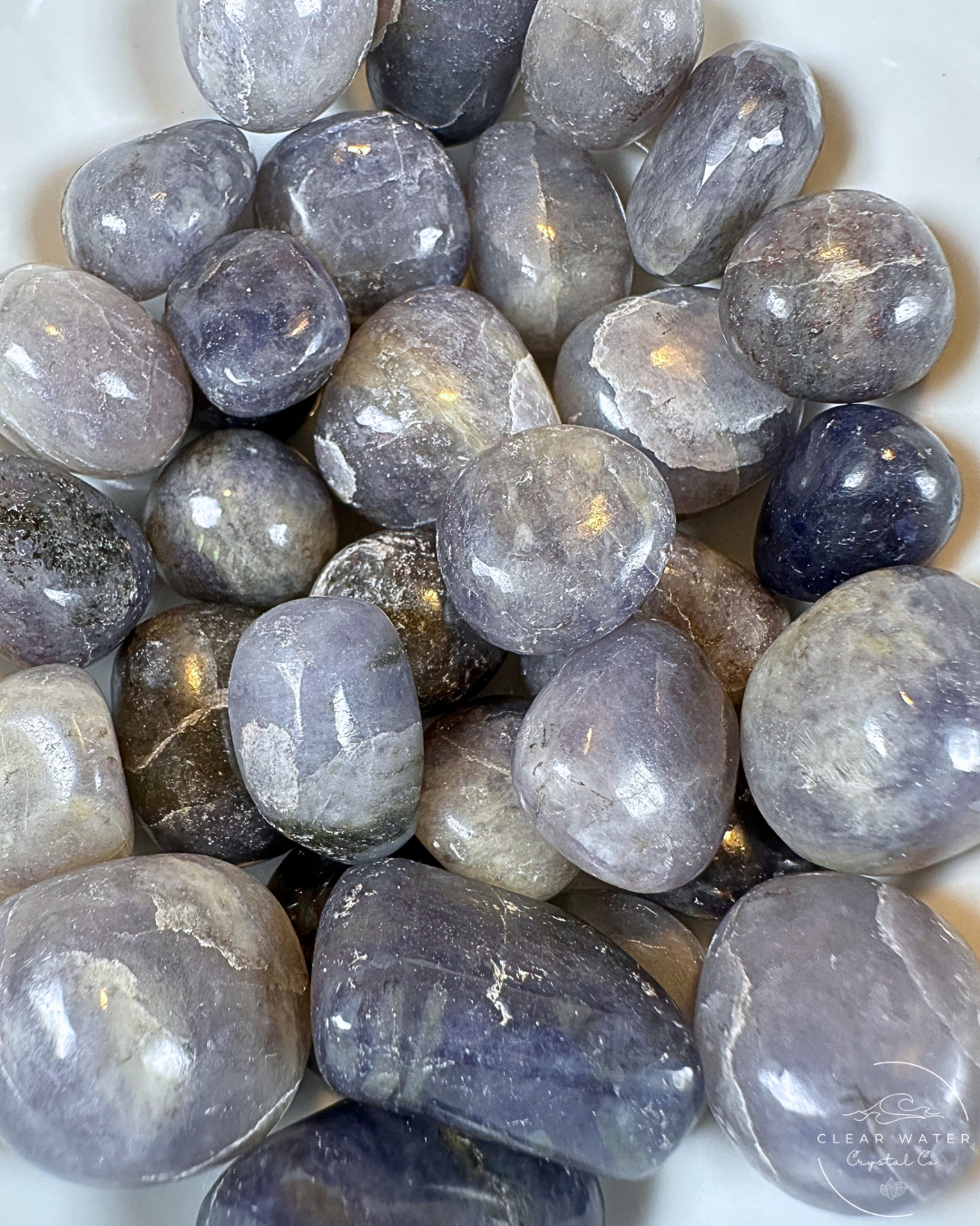 Iolite Tumble Stones