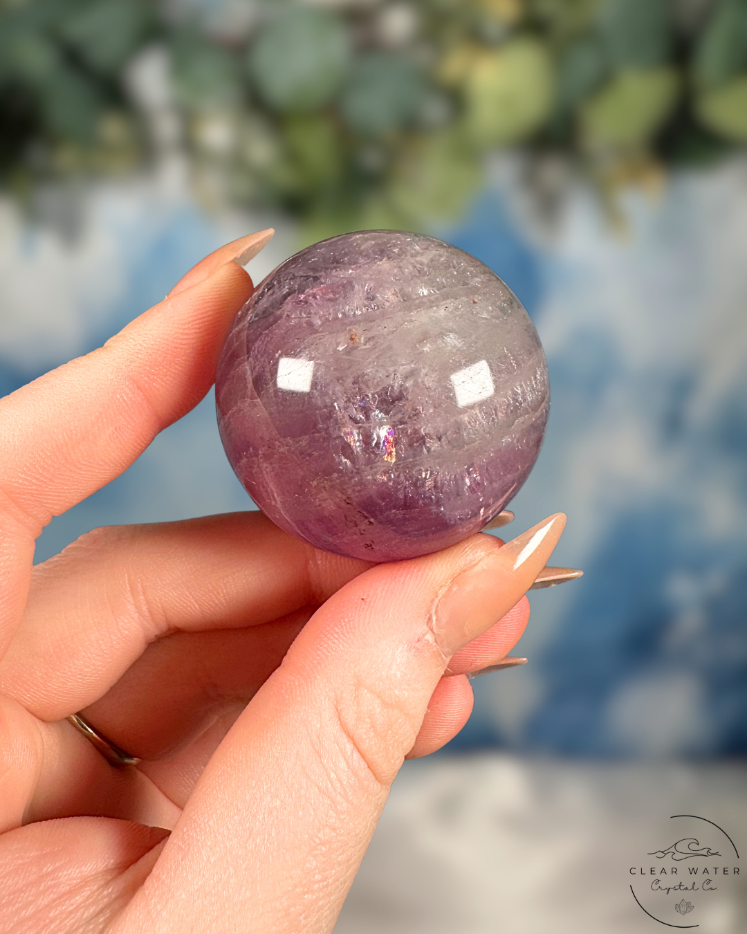 Chinese Fluorite Sphere: Visual Vibrancy