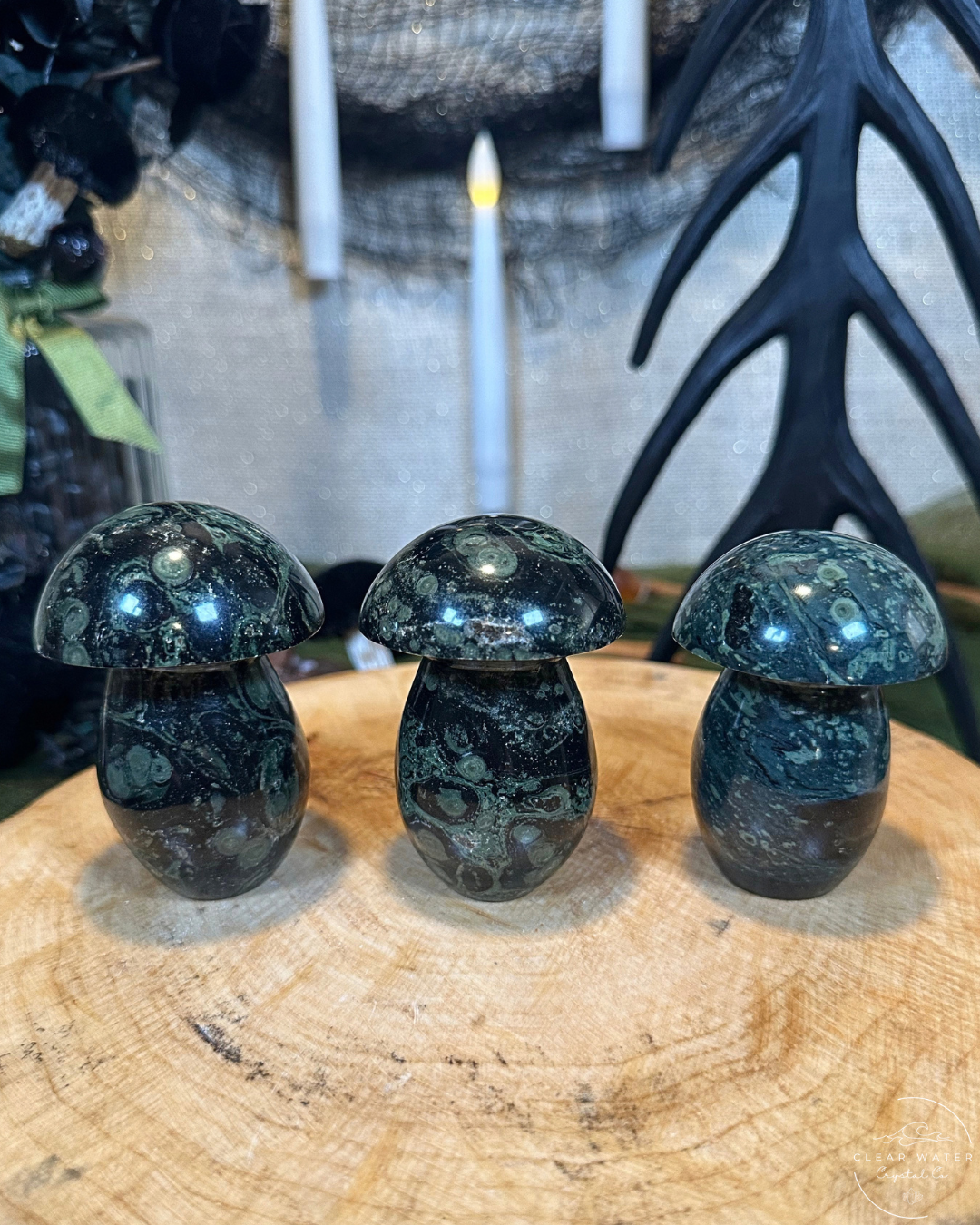 Kambaba Jasper Mushroom Carving | Madagascar