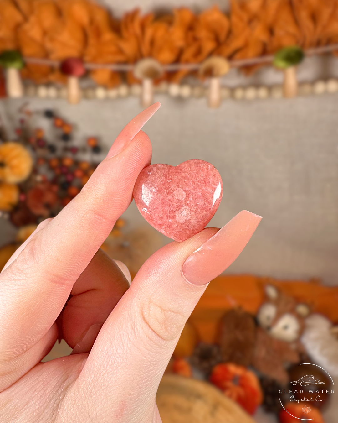 Rhodochrosite Heart- Argentina