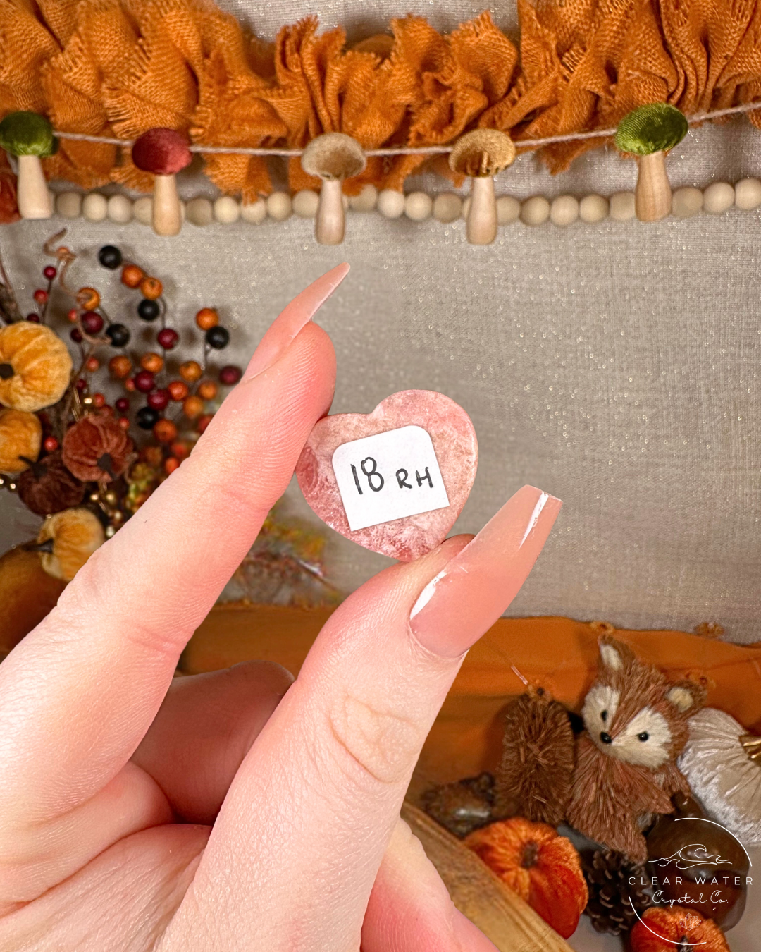 Rhodochrosite Heart- Argentina