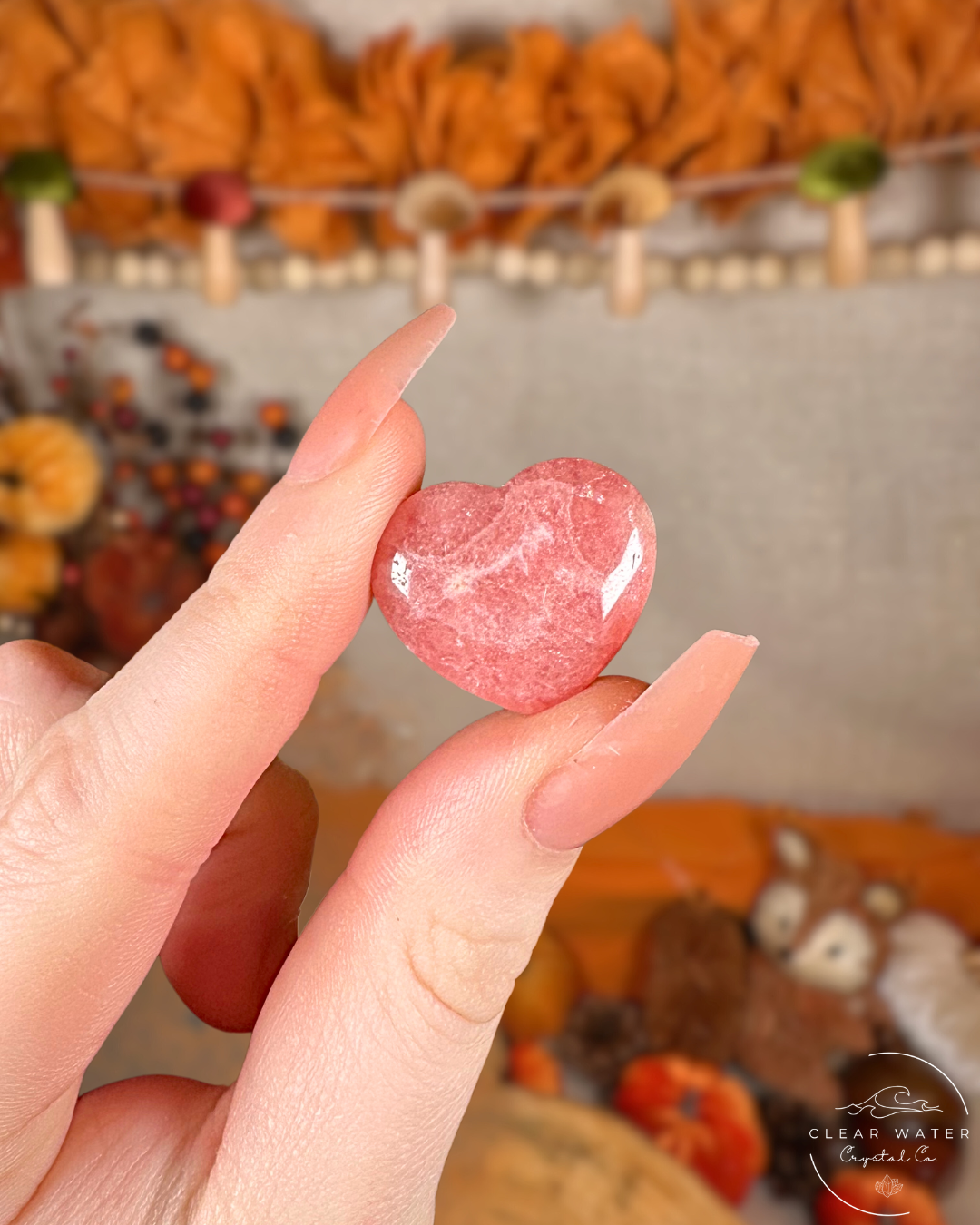 Rhodochrosite Heart- Argentina