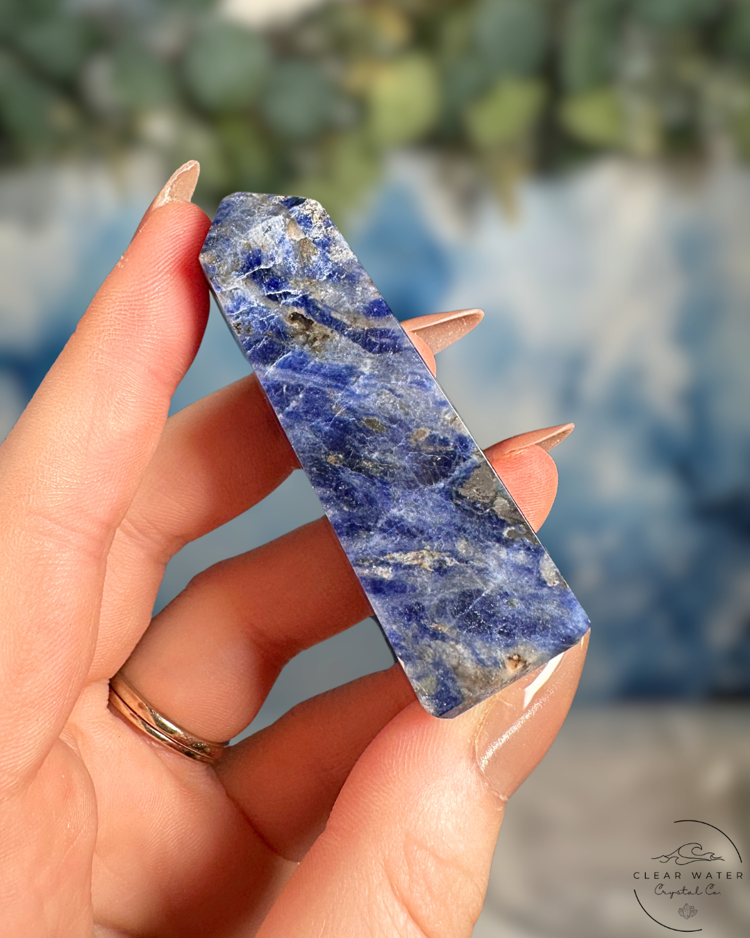 Sodalite Obelisk - Intuition, Clarity & Calm Communication