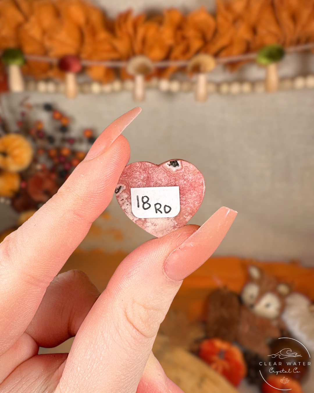Rhodochrosite Heart- Argentina