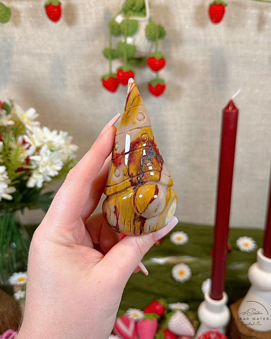 Mookaite Gnome Carvings