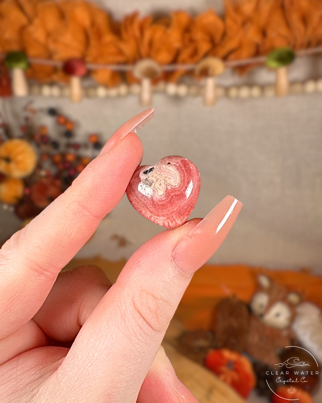 Rhodochrosite Heart- Argentina