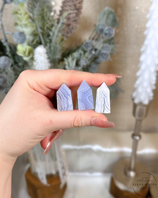 Mini Blue Lace Agate Towers
