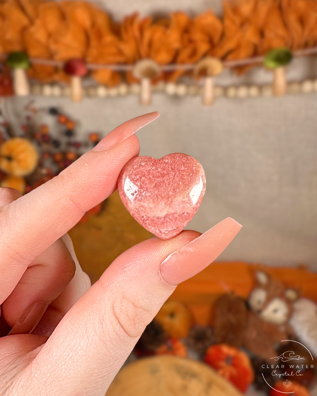 Rhodochrosite Heart- Argentina