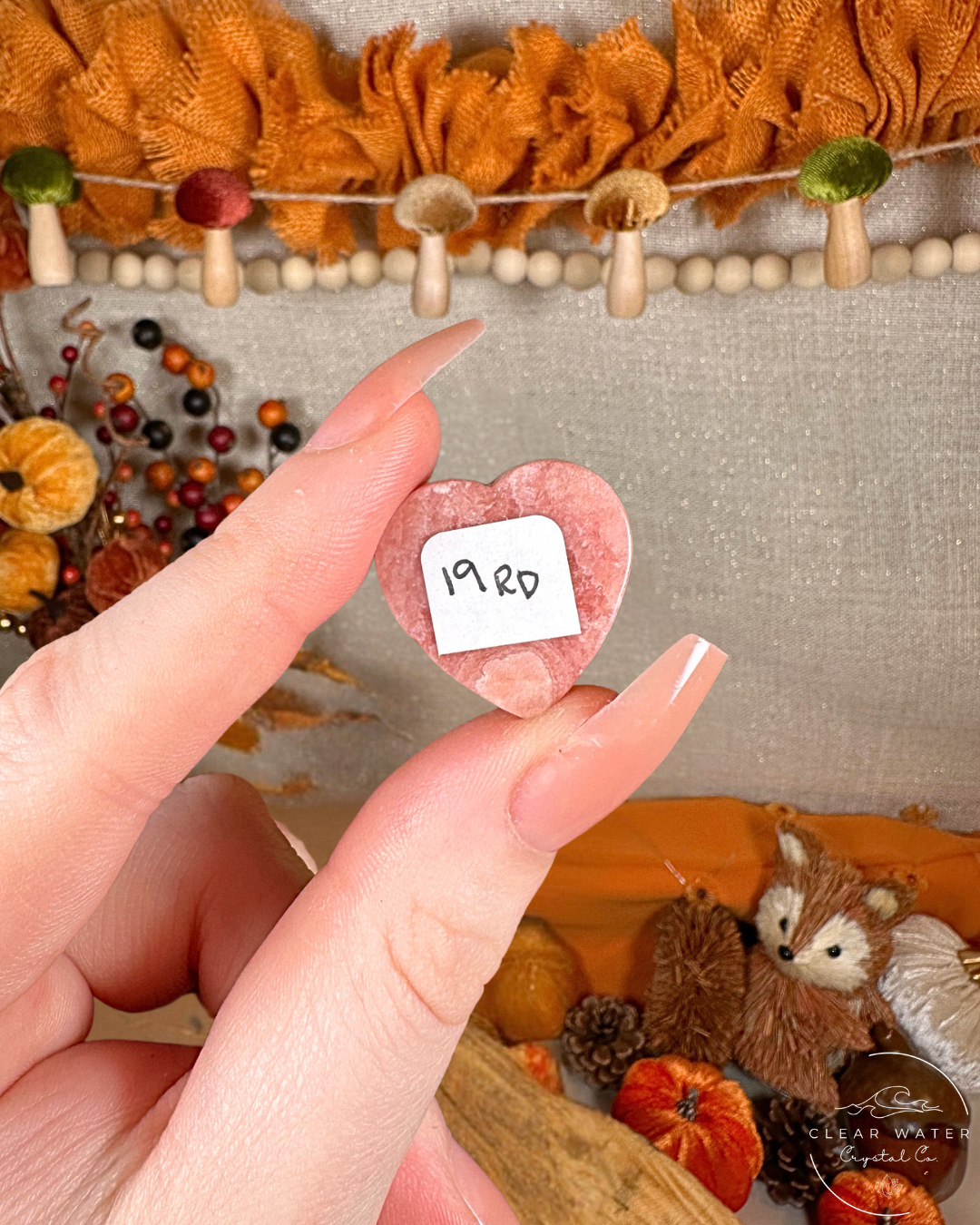 Rhodochrosite Heart- Argentina