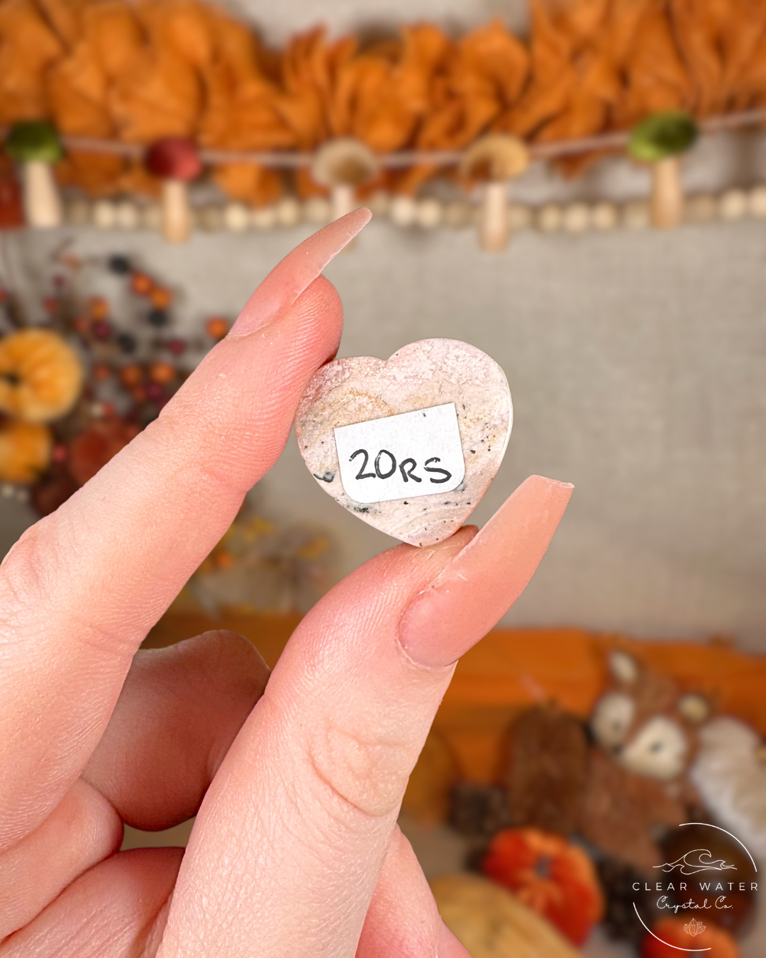 Rhodochrosite Heart- Argentina